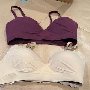 Soma Women's Bras - Purple and Cream